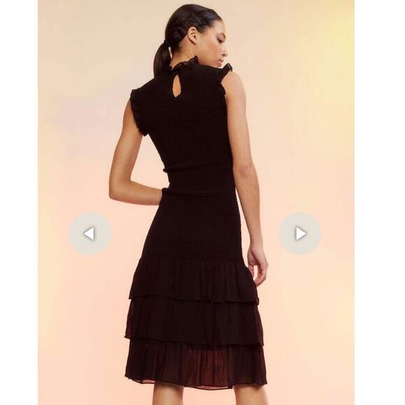 CYNTHIA ROWLEY APRIL DRESS IN BLACK, SZ SMALL - Picture 4 of 16